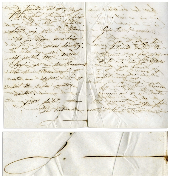 Jenny Lind, the Swedish Nightingale, Autograph Letter Signed